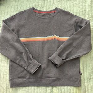 W's Ridge Rise Stripe Uprisal Crew Sweatshirt